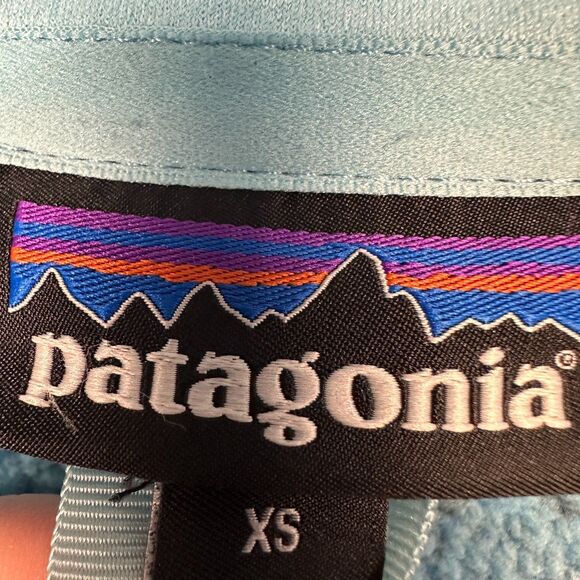 Patagonia Womens Better Sweater 1/4 Pullover Sweatshirt XS Vail Colorado Blue - Picture 4 of 4